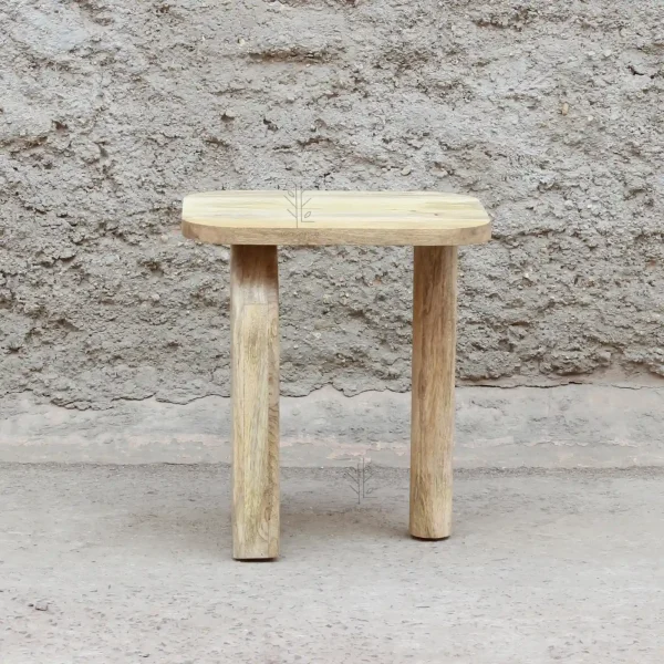Mesa auxiliar madera mango natural IBIZA