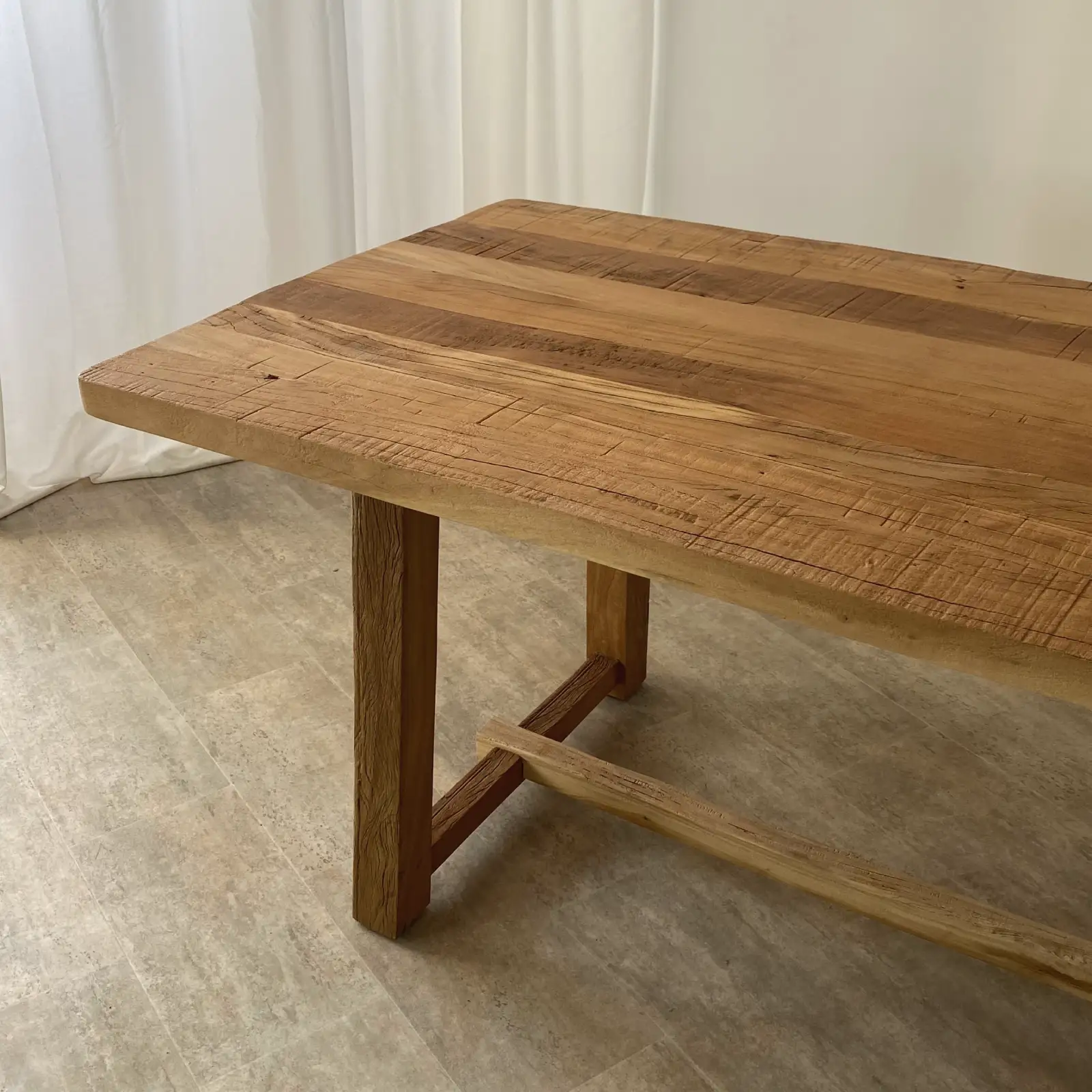 Mesa comedor madera reciclada IBIZA - Imagen 4