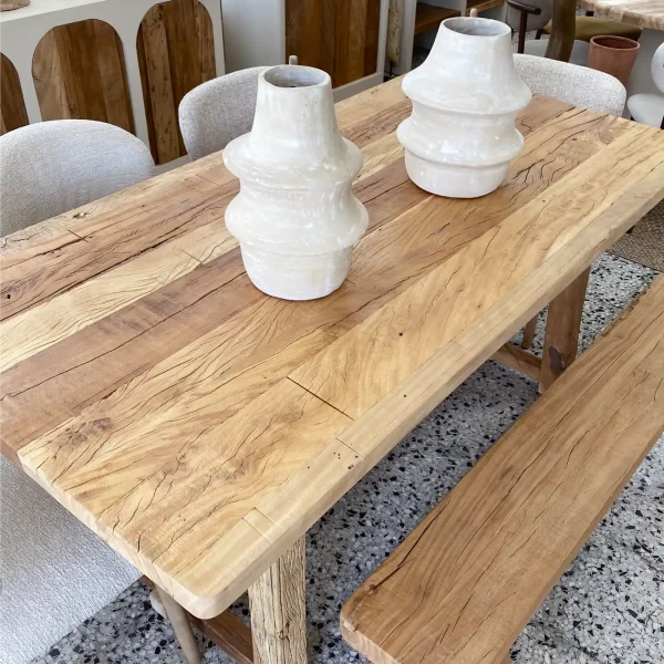 mesa de comedor madera reciclada