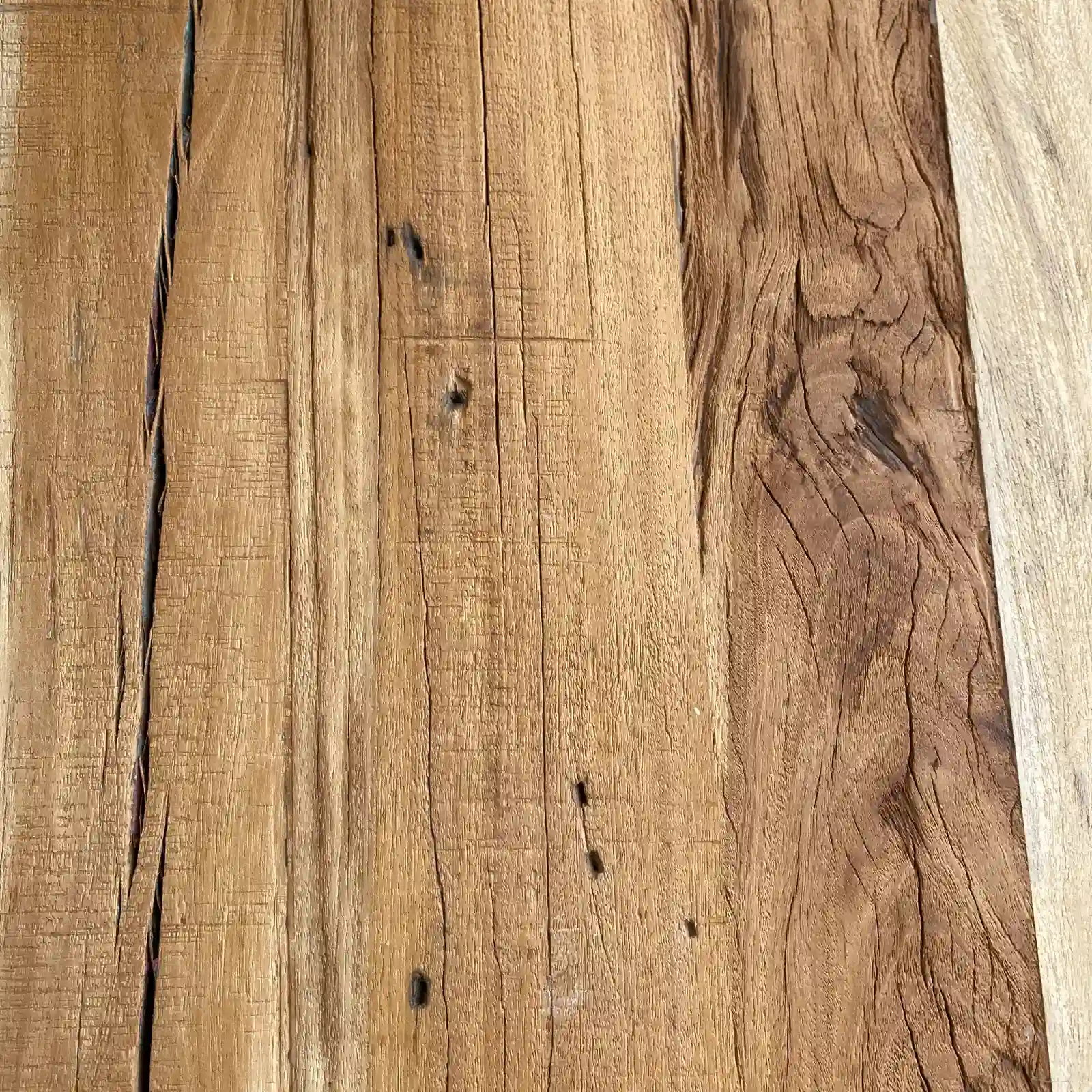 Mesa comedor redonda madera reciclada IBIZA - Imagen 4