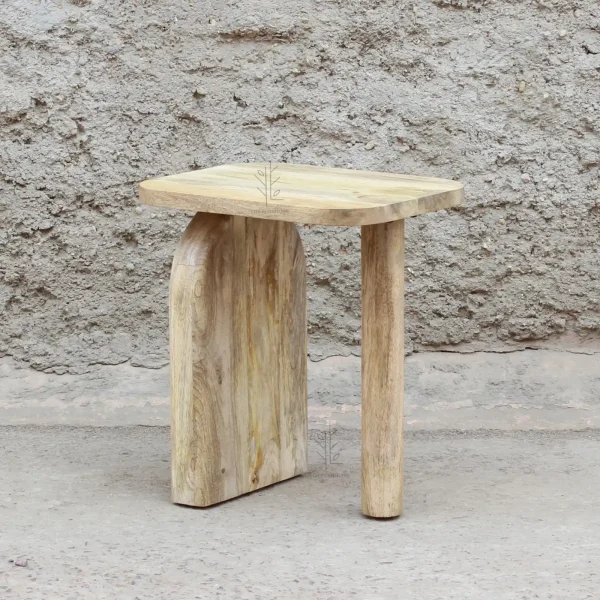 Mesa auxiliar madera mango natural IBIZA