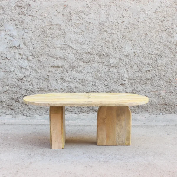 Mesa centro madera mango natural IBIZA