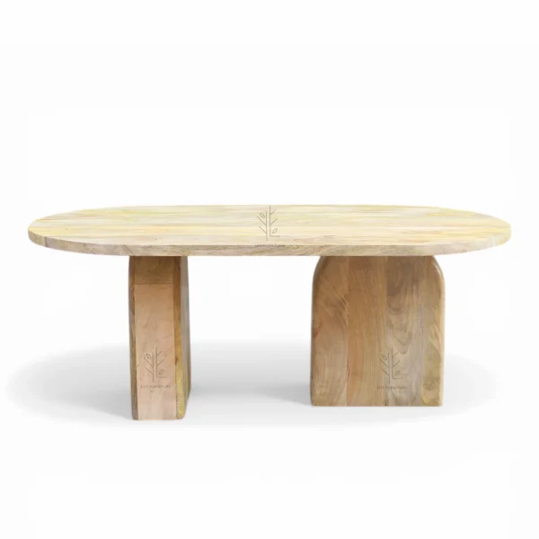Mesa centro madera mango natural IBIZA