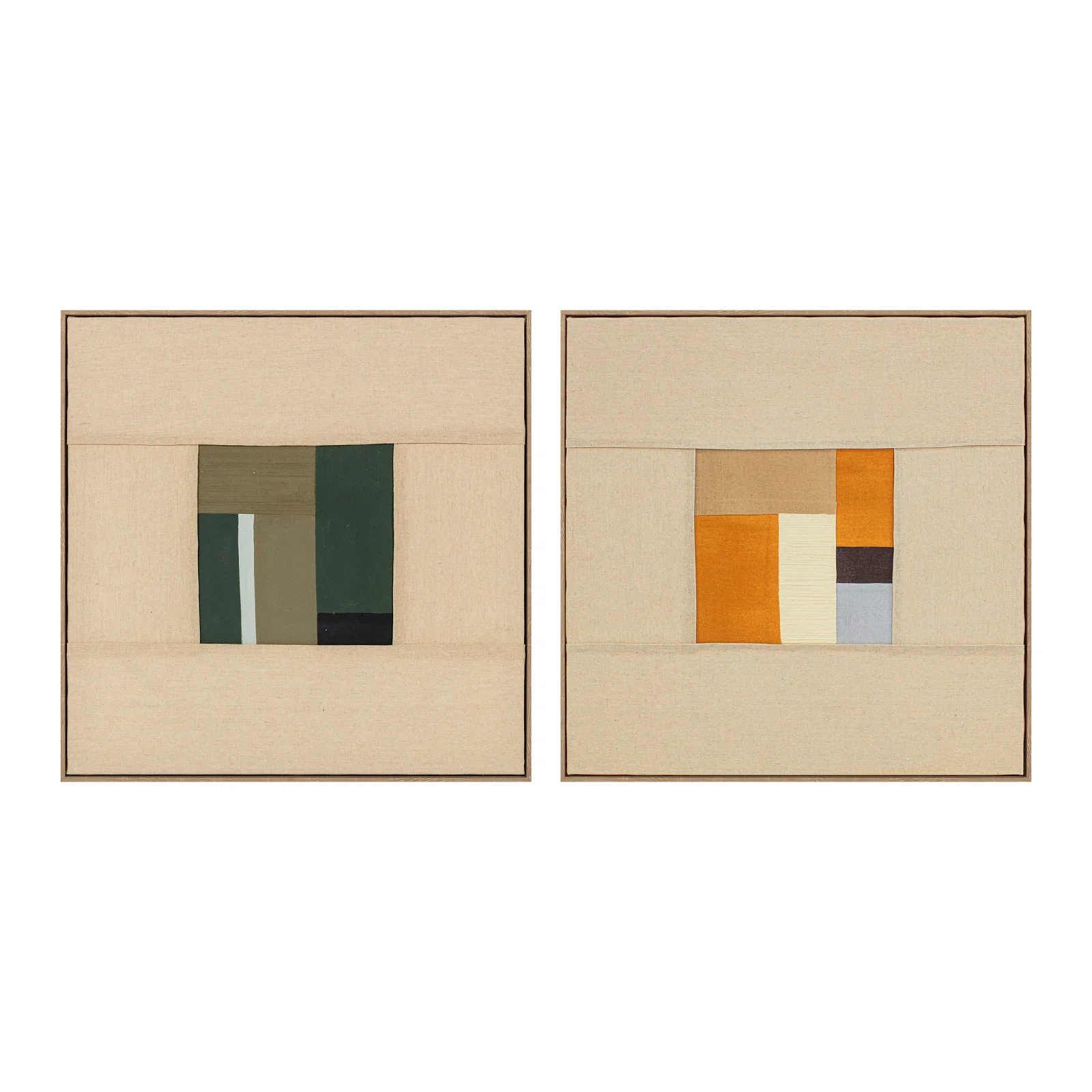 Set de 2 cuadros abstracto