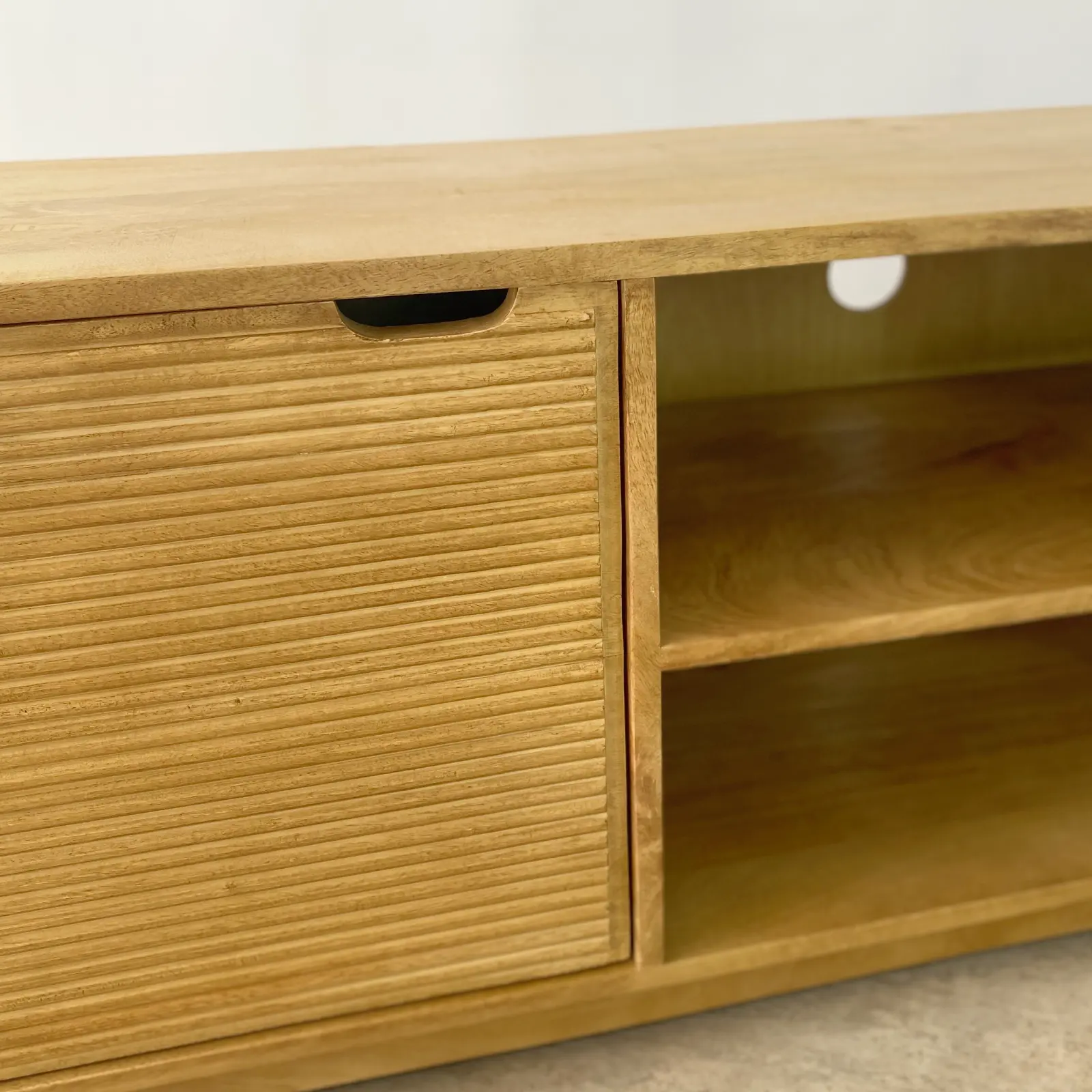 Mueble tv (180cm) madera mango BASIC - Imagen 6