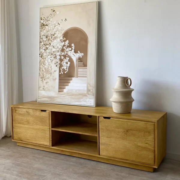 Mueble tv (180cm) madera mango BASIC