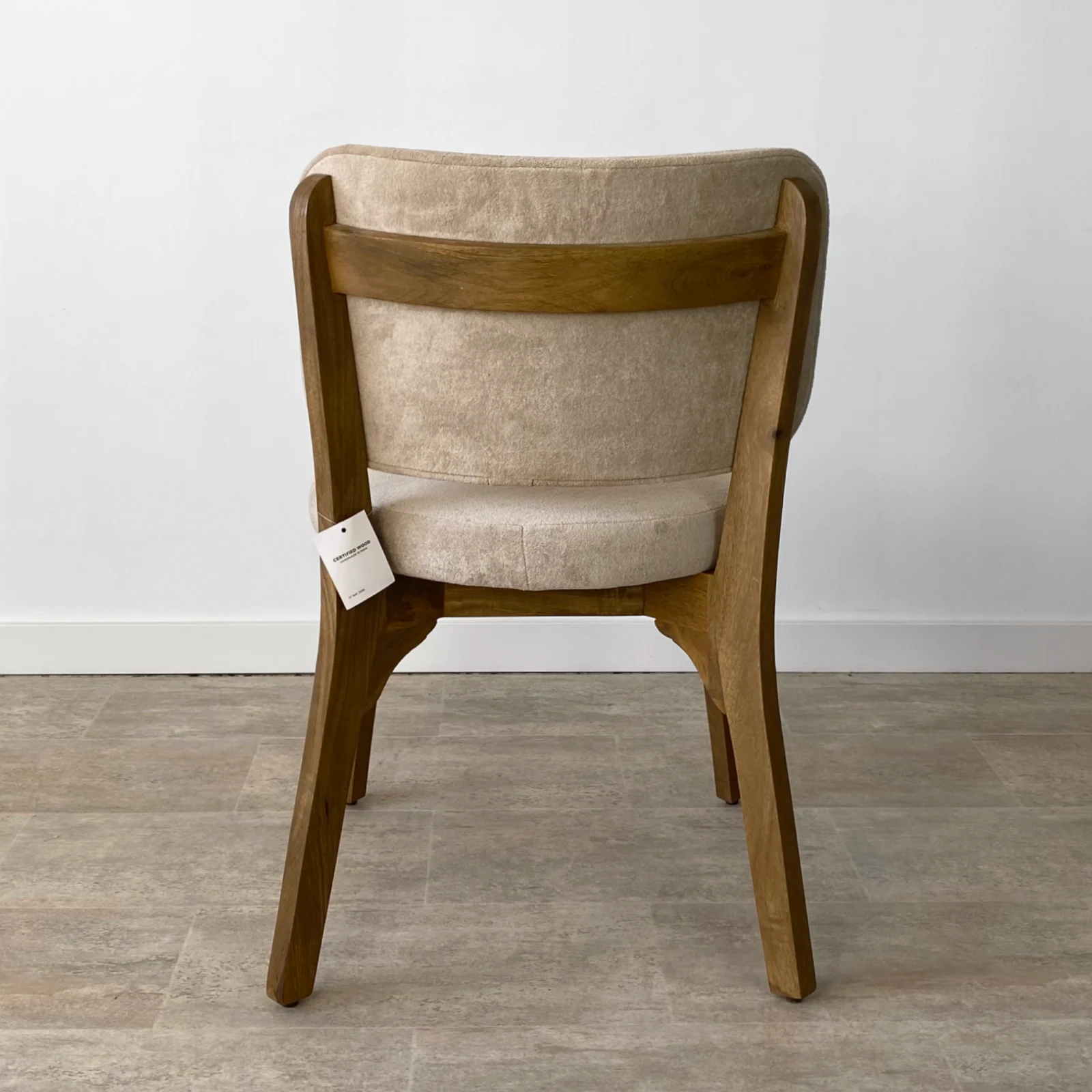 Pack 2 sillas comedor madera mango crudo NEO - Imagen 5