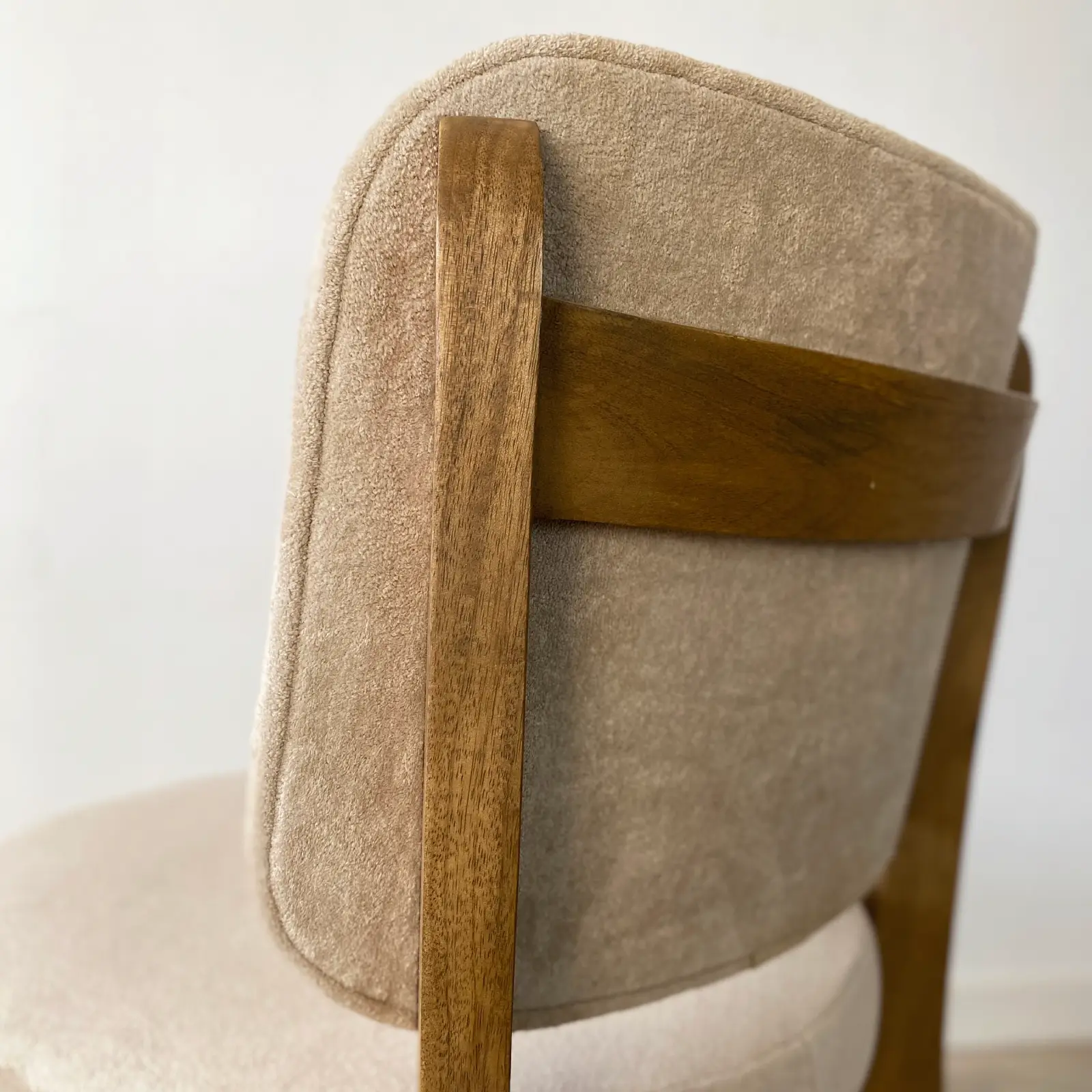 Pack 2 sillas comedor madera mango crudo NEO - Imagen 6