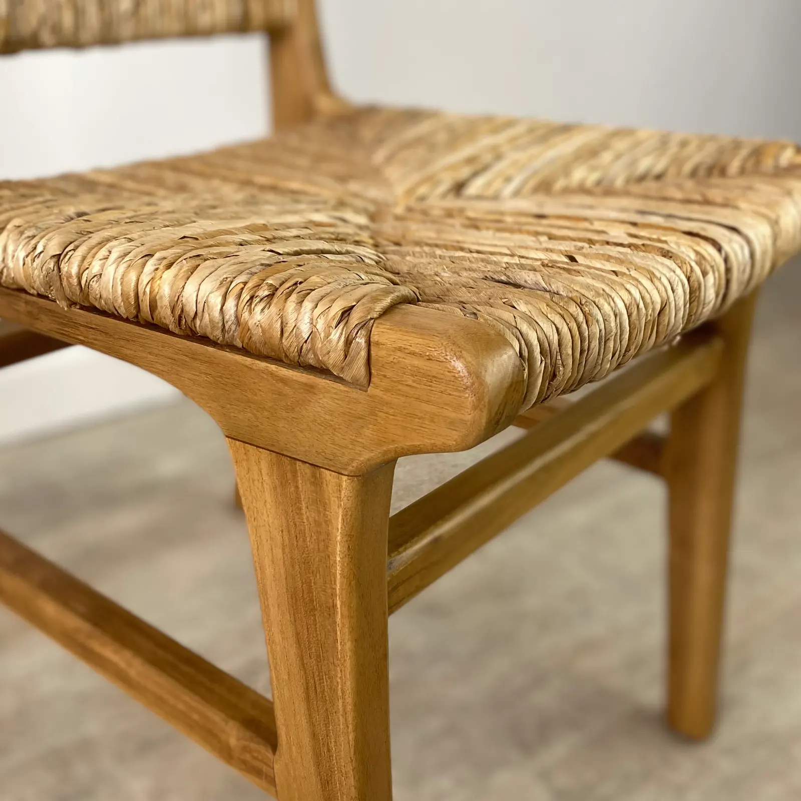 Pack 2 sillas comedor madera teca IBIZA - Imagen 7