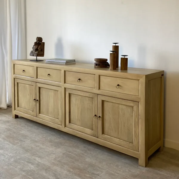 Aparador (200cm) madera mango RUSTIC