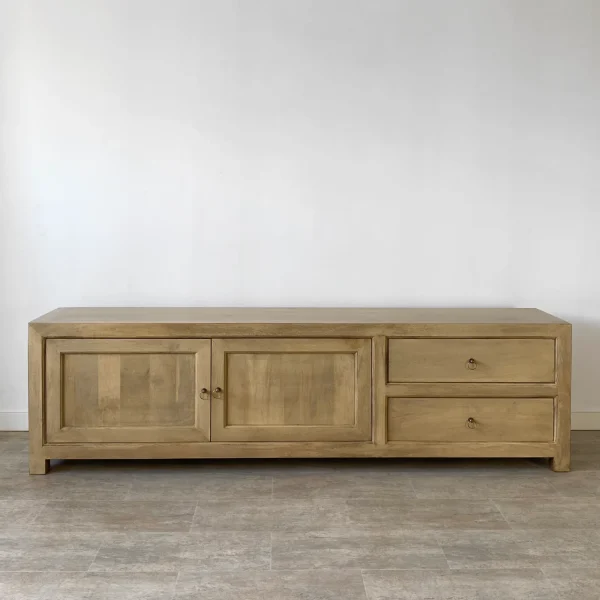 Mueble tv (200cm) madera mango RUSTIC